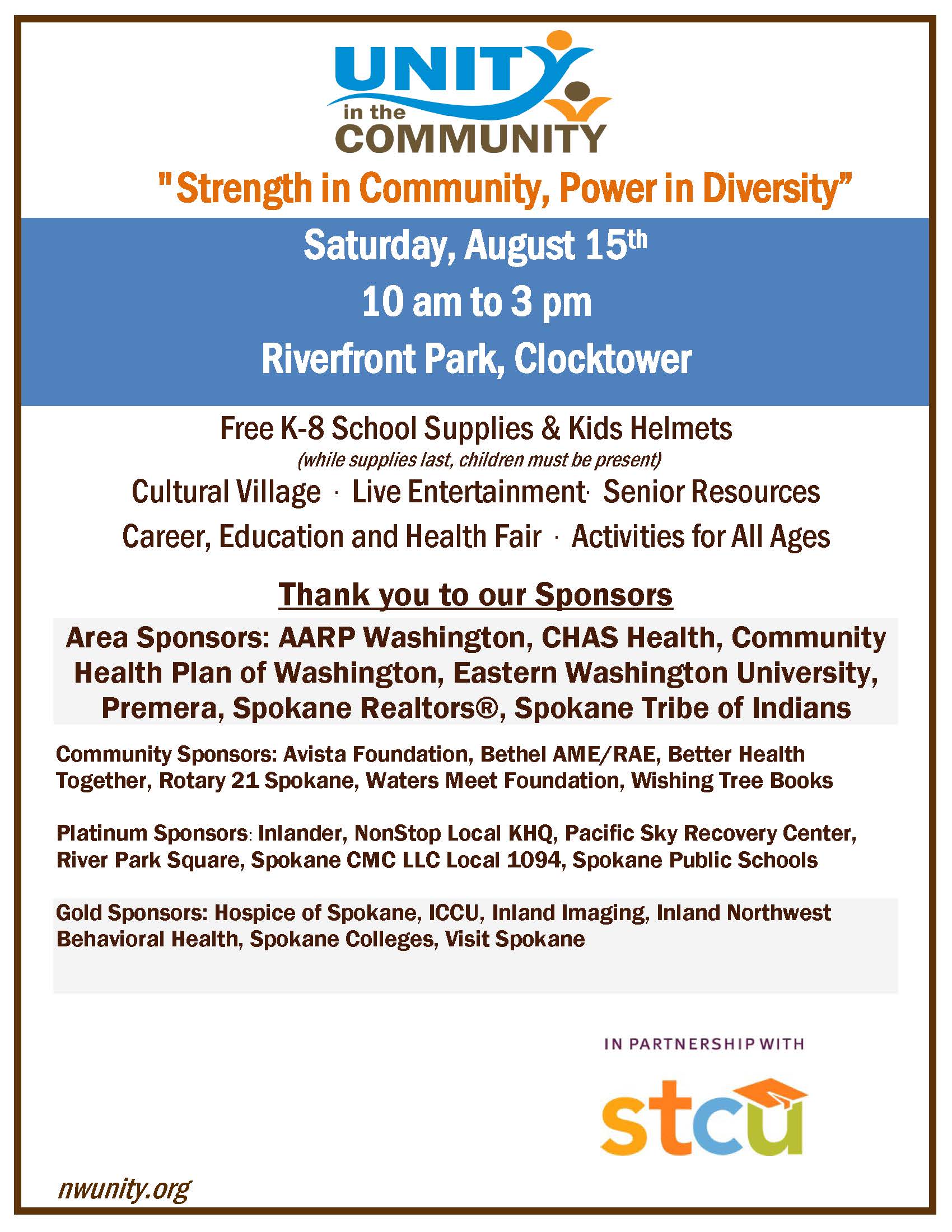 unity in the community program